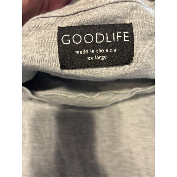 goodlife men's heather gray crew neck short sleeve t shirt Xxl - Picture 4 of 6